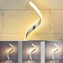 Unbranded Spiral Led Lampe De Table Stepless Dimming Table Lamp Touch Bedside Lamp 3 Tone Light American Standard 41cm [Livraison Gratuite] -Glass Vases Boutique de vente 662429524 max
