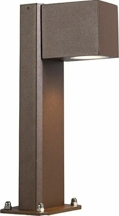 QAZQA Baleno - Lampe D'extérieur LED Moderne Et Smart | Lampadaire Pour L'extérieur Avec WiFi - 1 Lumière - H 30 Cm - Brun Rouille - Éclairage Extérieur -Glass Vases Boutique de vente 664x1200