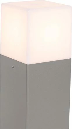 QAZQA Danemark - Lampe D'extérieur Sur Pied Moderne | Lampadaire D'extérieur - 1 Lumière - H 30 Cm - Grijs - Éclairage Extérieur -Glass Vases Boutique de vente 668x1200