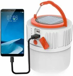 Unbranded Lanterne De Camping Solaire Rechargeable, Xvz Lampe De Poche étanche Et Portable Avec Port USB - 5 Modes D’éclairage - Convient à La Tente, à La Randonnée, à L’urgence, Au Po -Glass Vases Boutique de vente 670698493 max