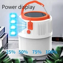 Unbranded Led Camping Lantern Solaire / USB Alimenté Rechargeable Lampe De Camping, 5 Modes D’Éclairage Suspension Tente Lumière -Glass Vases Boutique de vente 673929157 max