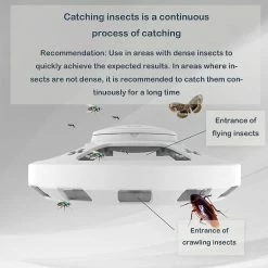 Unbranded Lampe électrique Anti-moustiques Avec Lumière Pour La Maison Jardin Cuisine Intérieure Salon Mosquito -Glass Vases Boutique de vente 676376993 max