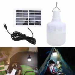 Gegong 50w Extérieur Led Système Solaire Lumière Portable Lampe De Charge Camping Lumière D’urgence -Glass Vases Boutique de vente 677668475 max