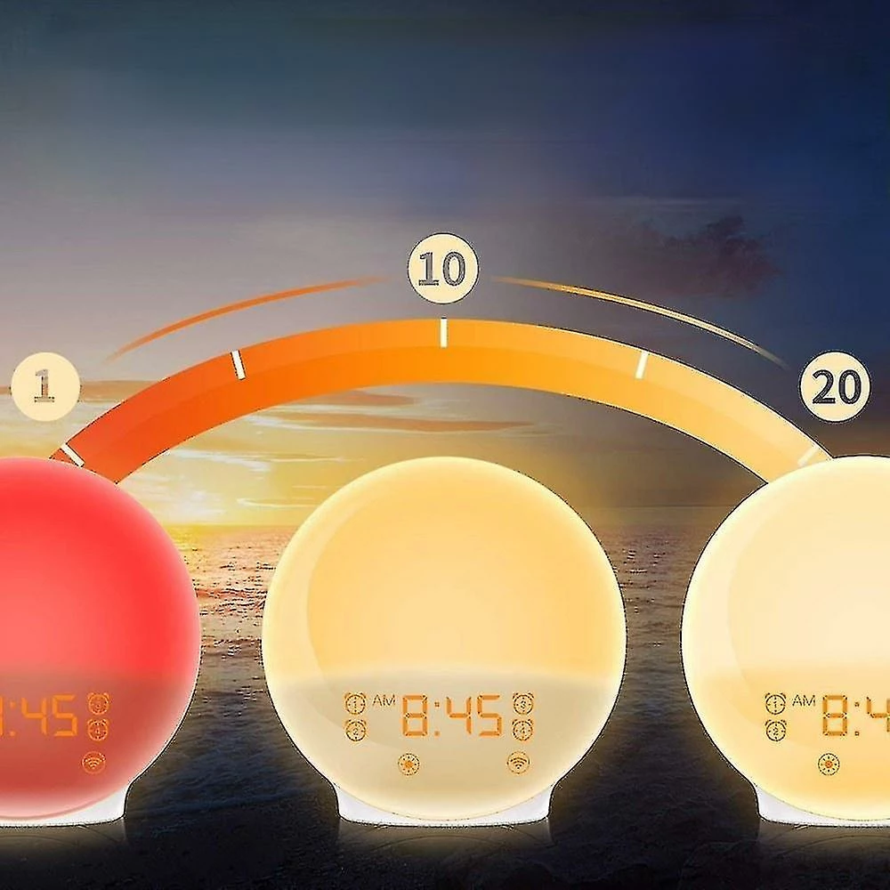 Unbranded Intelligent Smartapp Contrôle Vocal Wifi Réveil Réglable Numérique Snooze Lampe Colorée Nuit 3 Unbranded Intelligent Smartapp Contrôle Vocal Wifi Réveil Réglable Numérique Snooze Lampe Colorée Nuit – Image 3