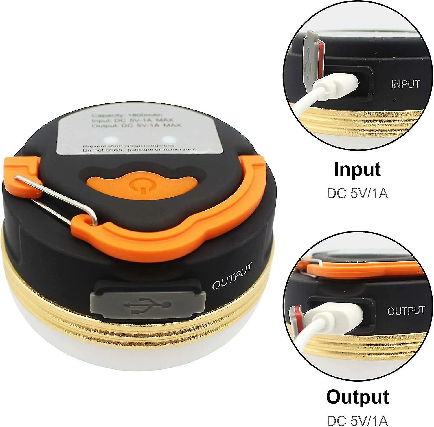 Unbranded Pack Camping Light Lantern Led Étanche Usb Lampe Rechargeable 3 Modes Power Bank Tente Lumières Pour Camping En Plein Air 3 Unbranded Pack Camping Light Lantern Led Étanche Usb Lampe Rechargeable 3 Modes Power Bank Tente Lumières Pour Camping En Plein Air – Image 3