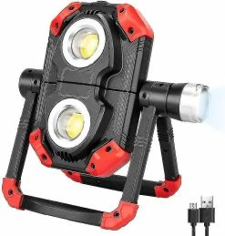 Unbranded Lampe De Camping à Batterie Led, Ip65 étanche, Portable, Projecteur Pliable, 20