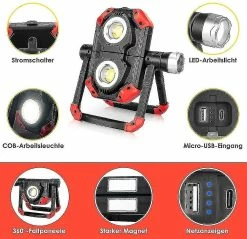 Unbranded Lampe De Camping à Batterie Led, Ip65 étanche, Portable, Projecteur Pliable, 20 -Glass Vases Boutique de vente 678609954 max