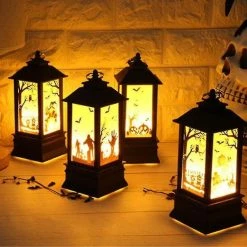 Unbranded Bougie électronique Halloween Lampe à Vent -Glass Vases Boutique de vente 683868269 max