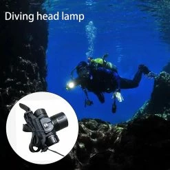 Unbrand Lampe Frontale Sous-marine De Plongée Rechargeable Super Bright Wide Sightseeing Lighting Pour Le Camping De Pêche En Plein Air -Glass Vases Boutique de vente 691040508 max