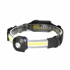 Unbrand Lampe Frontale Extérieure à Double Capteur De Lumière 60 Lampe Frontale Réglable Phare Large Faisceau Pour Courir Camping Randonnée Pique-