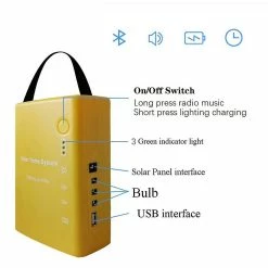 Unbrand Ampoules LED Lampe Solaire Set Interface USB 3w Lampes Alimentées Par Batterie Pour Camping En Plein Air Randonnée -Glass Vases Boutique de vente 691041353 max