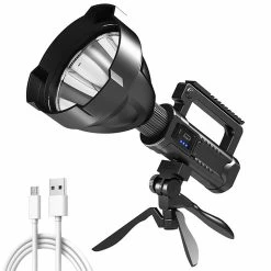 Unbrand Lampe De Poche à Longue Portée LED Torche Forme Lampe De Poche Multifonctionnelle Extérieure Pour Les Urgences De Camping En Plein Air