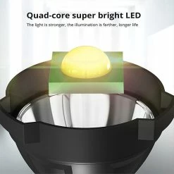 Unbrand Lampe De Poche à Longue Portée LED Torche Forme Lampe De Poche Multifonctionnelle Extérieure Pour Les Urgences De Camping En Plein Air -Glass Vases Boutique de vente 691042065 max