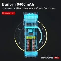 Unbrand Led Super Bright Zoom Flashlight Power Display 1000m Éclairage Zone Lampe De Poche Pour Camping Randonnée Running -Glass Vases Boutique de vente 691042264 max