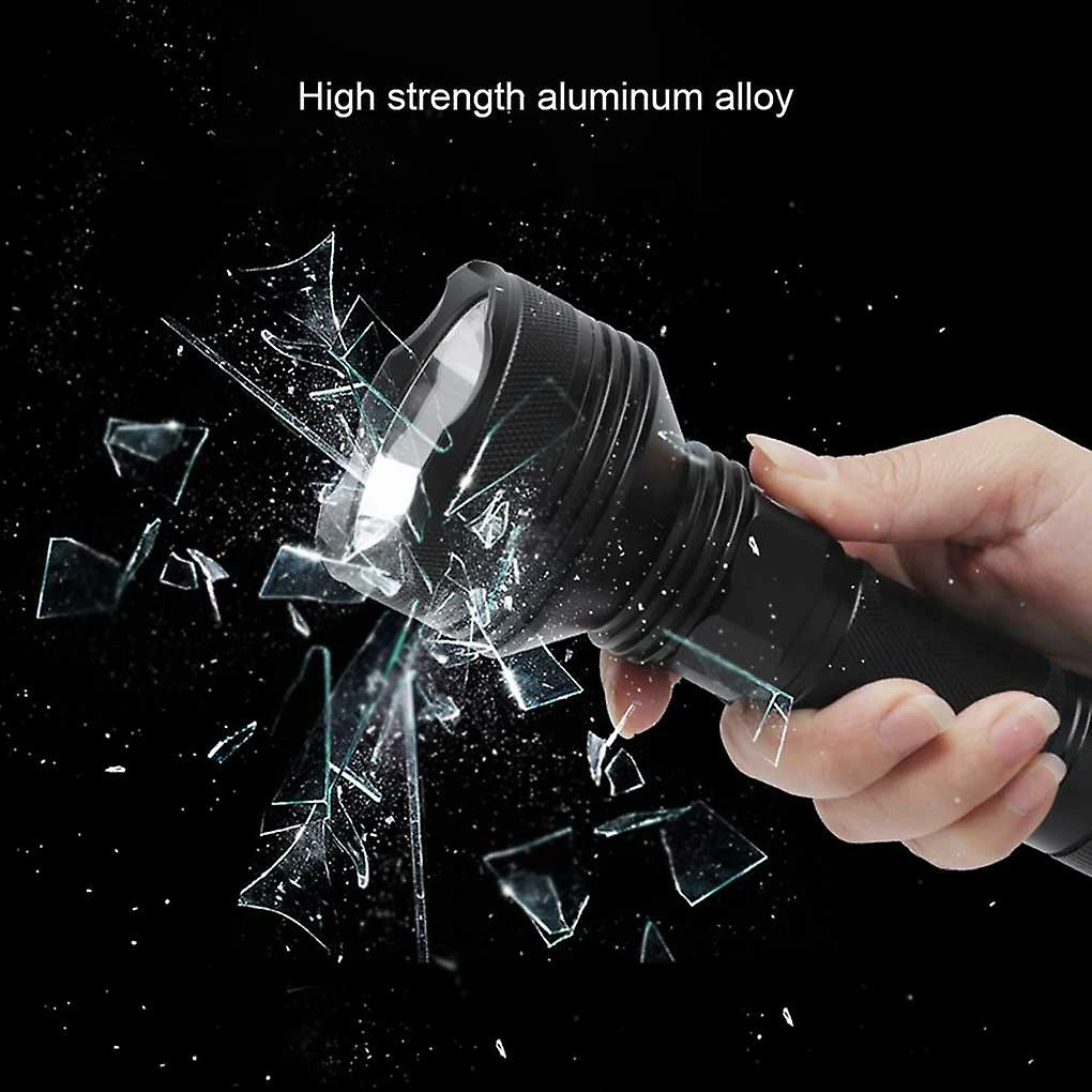 Unbrand Lampe De Poche Rechargeable De Poche Antidérapante Lampe De Poche Légère Forte Pour Camping Randonnée Pêche 3 Unbrand Lampe De Poche Rechargeable De Poche Antidérapante Lampe De Poche Légère Forte Pour Camping Randonnée Pêche – Image 3