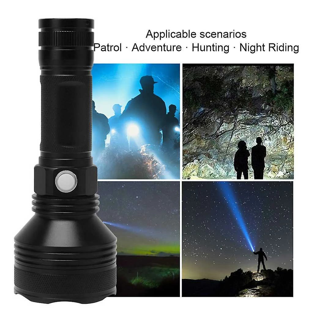 Unbrand Lampe De Poche Rechargeable De Poche Antidérapante Lampe De Poche Légère Forte Pour Camping Randonnée Pêche 5 Unbrand Lampe De Poche Rechargeable De Poche Antidérapante Lampe De Poche Légère Forte Pour Camping Randonnée Pêche – Image 5