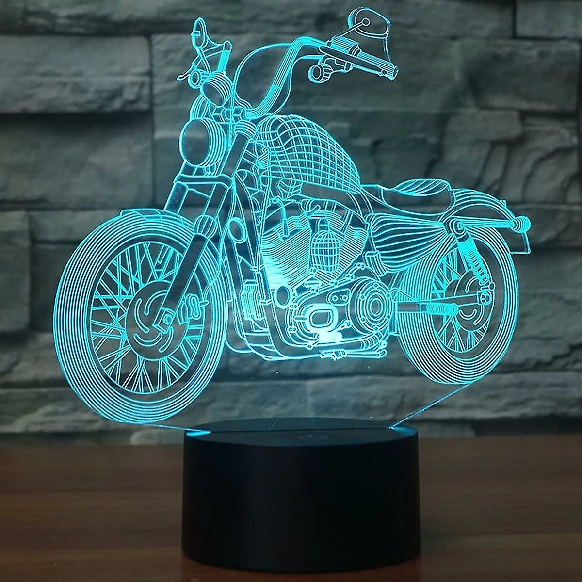 Unbranded Usb Led 3d Lampe Led Moto Modèle 3d Capteur Night Light Atmosphère Lampe Comme Décoration De Chambre 1 Unbranded Usb Led 3d Lampe Led Moto Modèle 3d Capteur Night Light Atmosphère Lampe Comme Décoration De Chambre