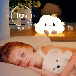 Unbranded Lumière De Nuit Mignonne Pour Les Enfants, Bébé Enfants Veilleuse, Chambre D’enfant Nuage Couleur Changement Bright Toddler Lampe Portable Télécommande, Squishy Soft Led Silicone Glow -Glass Vases Boutique de vente 691414284 max