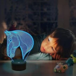 Unbranded Cadeaux De Cheval 3d Veilleuse Pour Enfants16 Couleur Illusion Lampe De Table Avec Télécommande Jouets Chambre Enfants Cadeau Chambre Enfants Décoration Chambre Graduation -Glass Vases Boutique de vente 691415268 max