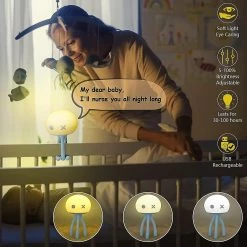 Unbranded Lampe De Nuit Jellyfish Pour Bébé Tout-petit, Lampe De Chevet En Silicone Rechargeable Dimmable Avec Trépied Flexible, Veilleuses De Pépinière Pour L’allaitement (bleu) 7 Unbranded Lampe De Nuit Jellyfish Pour Bébé Tout-petit, Lampe De Chevet En Silicone Rechargeable Dimmable Avec Trépied Flexible, Veilleuses De Pépinière Pour L’allaitement (bleu) -Glass Vases Boutique de vente 691415712 max