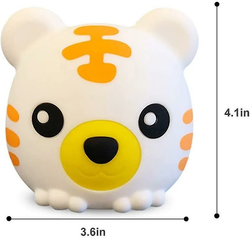 Unbranded Lumière De Nuit Led Pour Enfants, Lampe De Nuit Portable Tiger Silicone Nursery (alimentée Par Batterie) 5 Unbranded Lumière De Nuit Led Pour Enfants, Lampe De Nuit Portable Tiger Silicone Nursery (alimentée Par Batterie) – Image 5