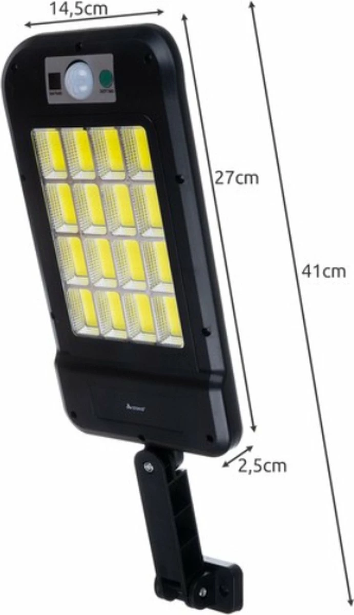 Izoxis 240 LED COB Réverbère Solar / Lampadaire Solaire - Lampe Extérieure Avec Panneau Solaire LED - Solar 4 Izoxis 240 LED COB Réverbère Solar / Lampadaire Solaire - Lampe Extérieure Avec Panneau Solaire LED - Solar – Image 4