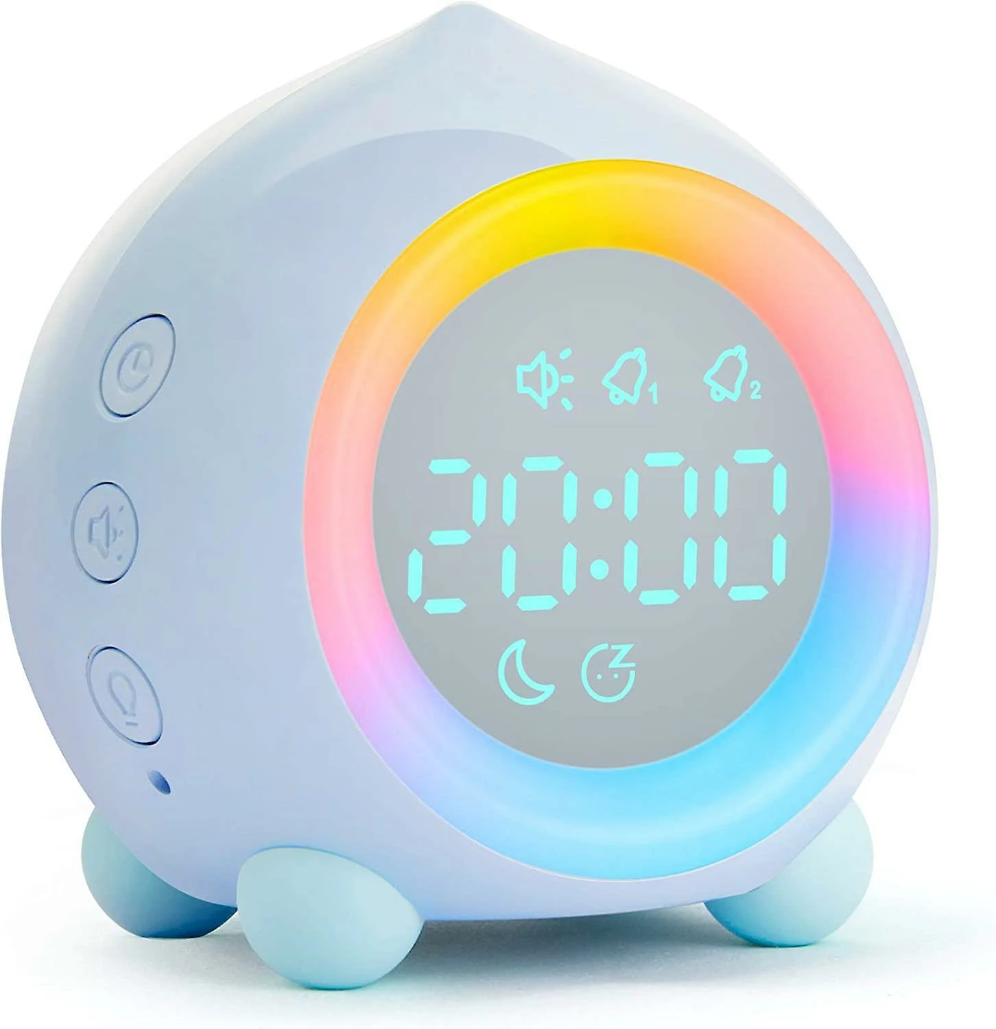 Unbranded Réveil Pour Enfants, Lampe De Réveil Numérique LED Avec Charge USB / Réveil Réglable Snooze Et Lampe De Chevet Pour Filles Garçons, Temps D’affichage Automatique, Dat 1 Unbranded Réveil Pour Enfants, Lampe De Réveil Numérique LED Avec Charge USB / Réveil Réglable Snooze Et Lampe De Chevet Pour Filles Garçons, Temps D’affichage Automatique, Dat