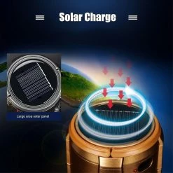 Unbranded 6 En 1 Lanterne De Camping Solaire Avec Ventilateur Led Lumière De Randonnée Lampe De Pêche En Plein Air Portable, Doré -Glass Vases Boutique de vente 701741173 max