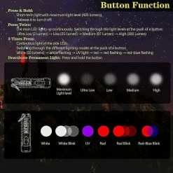 Unbranded Mini Lampe De Poche Uv Torche, 400 Lumens Rechargeable Led Lampe De Poche Torche 7 Unbranded Mini Lampe De Poche Uv Torche, 400 Lumens Rechargeable Led Lampe De Poche Torche -Glass Vases Boutique de vente 701748204 max 1