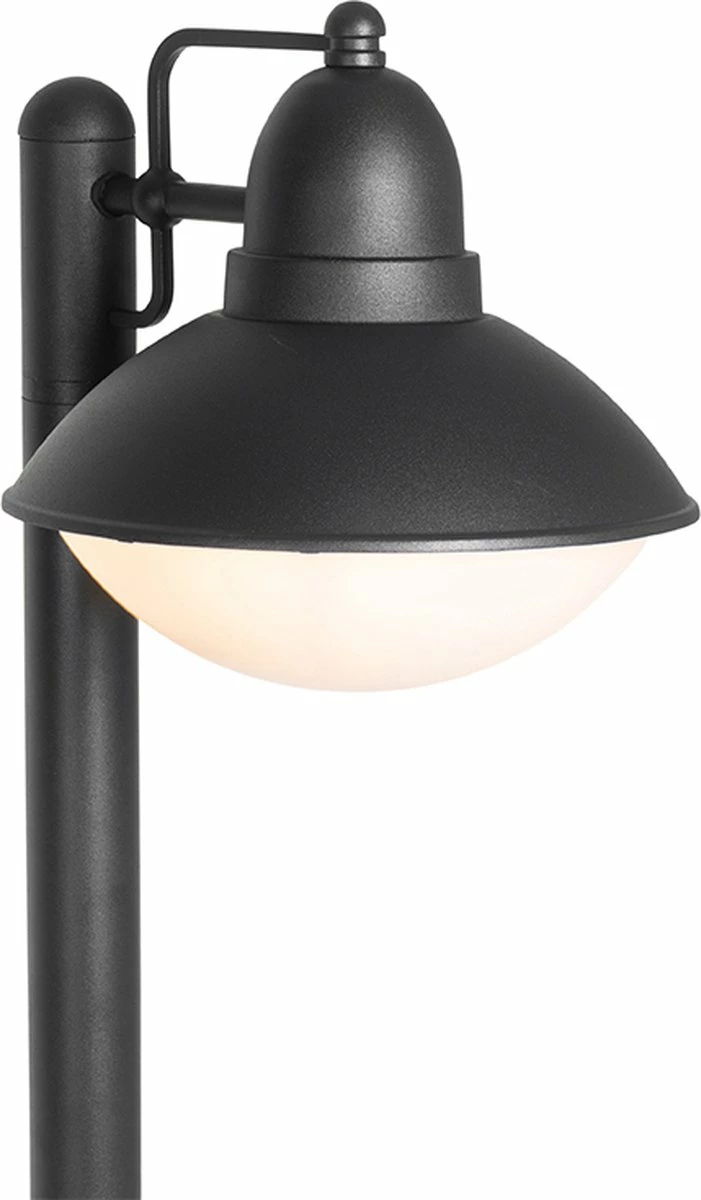 QAZQA Marcel - Lampe D'extérieur Sur Pied Moderne | Lampadaire Pour Extérieur - 1 Lumière - H 100 Cm - Zwart - Salon | Chambre à Coucher | Cuisine 3 QAZQA Marcel - Lampe D'extérieur Sur Pied Moderne | Lampadaire Pour Extérieur - 1 Lumière - H 100 Cm - Zwart - Salon | Chambre à Coucher | Cuisine – Image 3