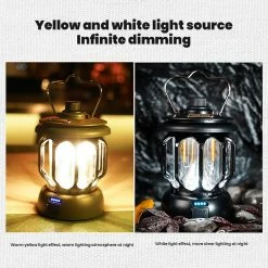 Unbranded Lampe De Poche D’éclairage Polyvalent à Atmosphère Rétro Pour Le Camping D’escalade -Glass Vases Boutique de vente 716279573 max