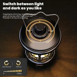 Unbranded Lampe De Poche D’éclairage Polyvalent à Atmosphère Rétro Pour Le Camping D’escalade -Glass Vases Boutique de vente 716279593 max