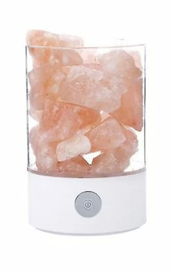 Unbranded Crystal Salt Lampe Purificateur D’air Incandescent Chambre Aide Au Sommeil Relax Night Light