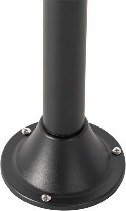 QAZQA Bruges - Lampe D'extérieur Sur Pied Classique | Lampadaire D'extérieur - 1 Lumière - H 100 Cm - Zwart - Éclairage Extérieur -Glass Vases Boutique de vente 720x1200