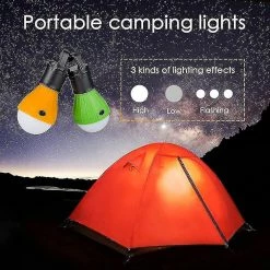 Unbranded Lampe De Camping 5 Pièces Lampe De Tente étanche Portable Led Light Avec Snap Hook Random Color -Glass Vases Boutique de vente 725473751 max