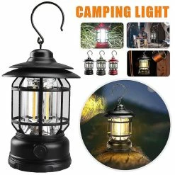 Unbranded Lampe De Poche Portable Led Light Rechargeable Camping Tent Light Torch Lantern Lamp -Glass Vases Boutique de vente 728700279 max