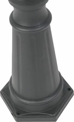 QAZQA Guardado - Lampe D'extérieur Smart à LED Rurale | Lampadaire Pour L'extérieur Avec WiFi - 3 Lumières - Ø 55 Cm - Zwart - Éclairage Extérieur -Glass Vases Boutique de vente 730x1200