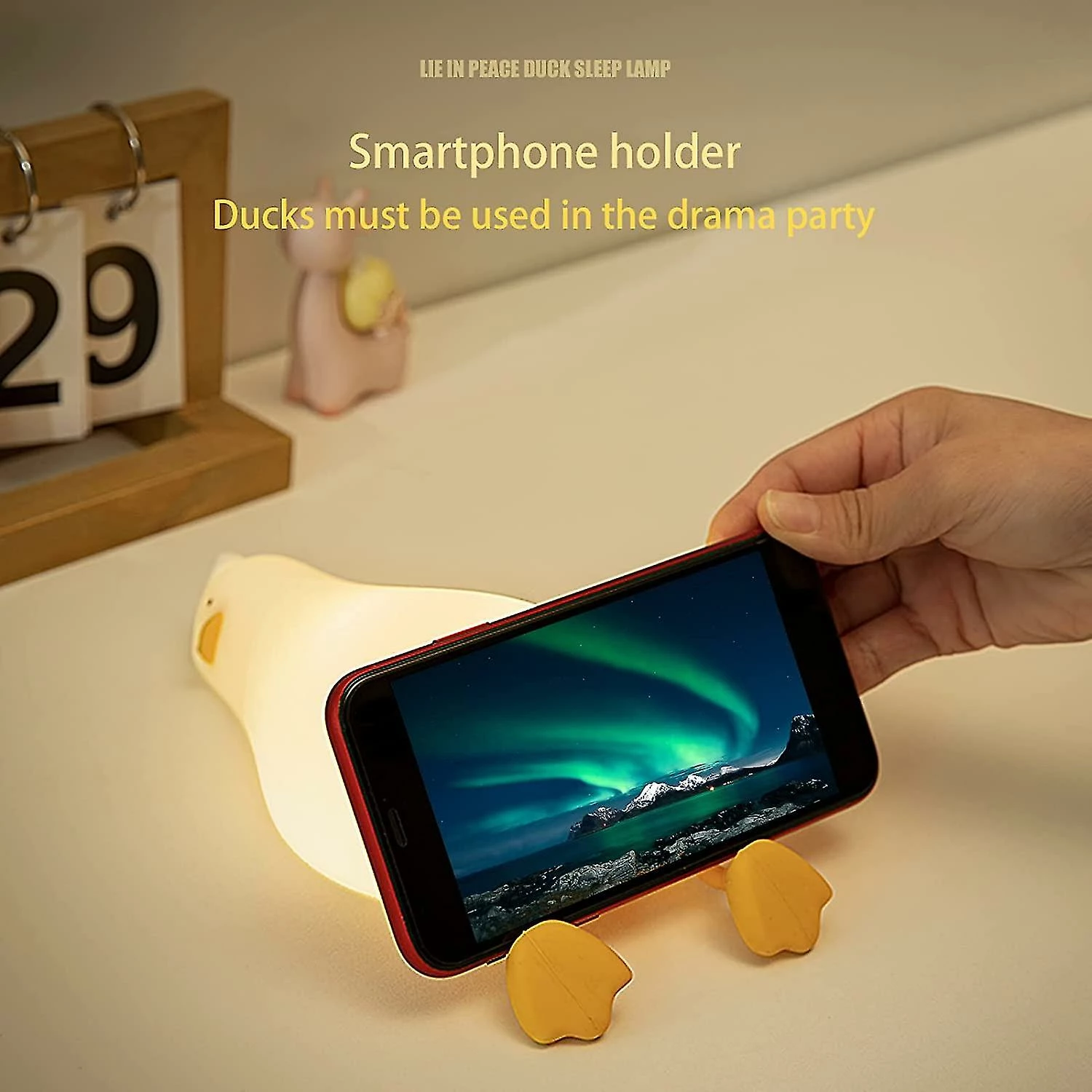 Unbranded Veilleuse Pour Enfants Mignon Couché Plat Canard Veilleuse Lampe Pour Chambre Nursery Night Lights USB Rechargeable Led Bedside Touch Sensor Lamp 3 Unbranded Veilleuse Pour Enfants Mignon Couché Plat Canard Veilleuse Lampe Pour Chambre Nursery Night Lights USB Rechargeable Led Bedside Touch Sensor Lamp – Image 3