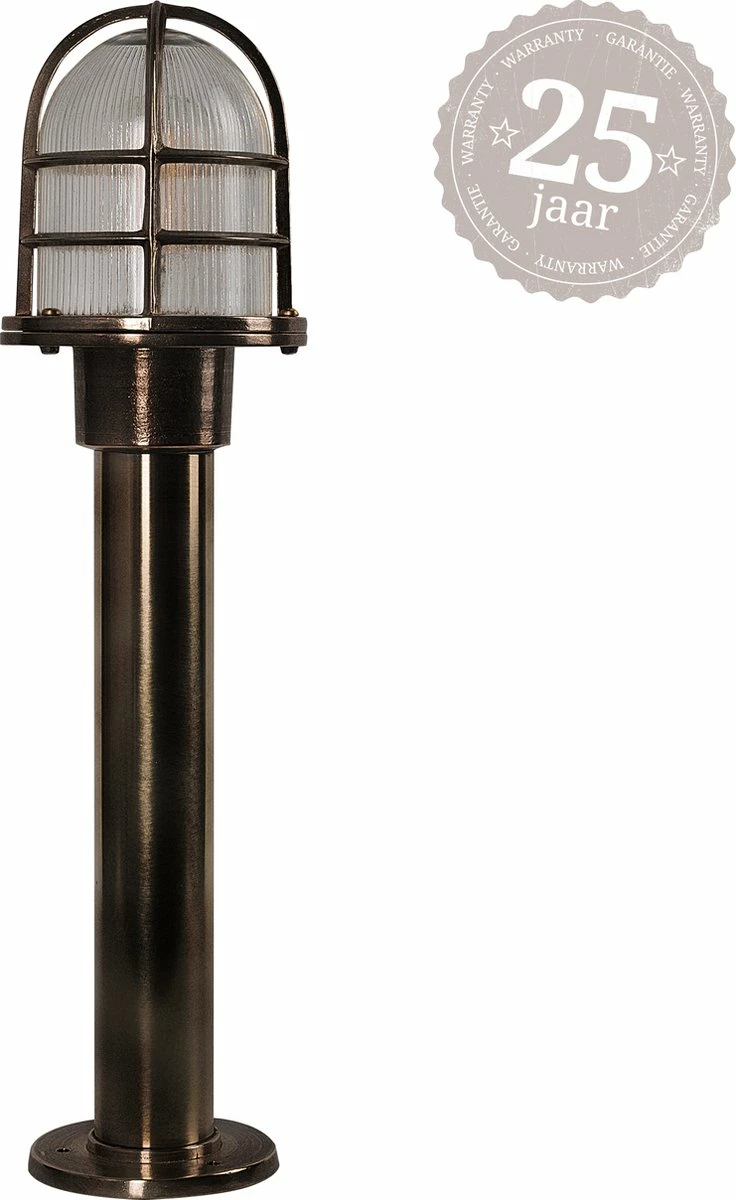 KS Verlichting Lampe Sur Pied Caspian - Couleur Bronze - Look Maritime - En Laiton - Lourde Et Robuste 2 KS Verlichting Lampe Sur Pied Caspian - Couleur Bronze - Look Maritime - En Laiton - Lourde Et Robuste – Image 2
