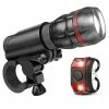 Luluzhu Lumière De Vélo Vous Pouvez Installer La Lumière De Vélo En Quelques Secondes Sans Outils, Tête De Vélo Puissante, Zoom Télescopique, Lampe De Poche à Forte Lumière