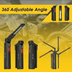 Unbranded Portable Led Lampe De Poche USB Rechargeable Work Light Lanterne Magnétique Lampe Suspendue Avec Ba Intégré -Glass Vases Boutique de vente 745666854 max