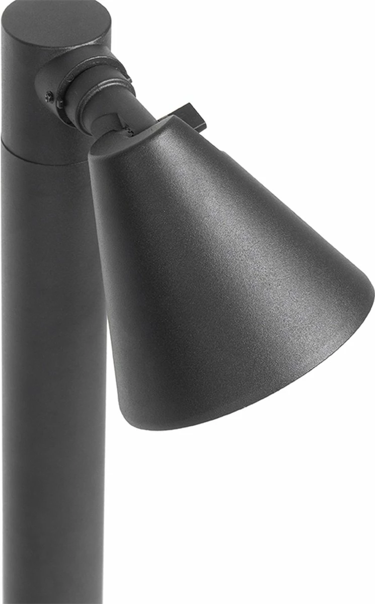 QAZQA Ciara - Lampe D'extérieur Sur Pied Moderne | Lampadaire D'extérieur - 1 Lumière - H 60 Cm - Zwart - Éclairage Extérieur 6 QAZQA Ciara - Lampe D'extérieur Sur Pied Moderne | Lampadaire D'extérieur - 1 Lumière - H 60 Cm - Zwart - Éclairage Extérieur – Image 6
