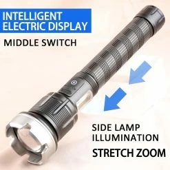 Unbranded Lampe De Poche Haute Puissance Avec Power Banks Multifonctionnel Lightweight Light Pour Grimper En Plein Air -Glass Vases Boutique de vente 753533866 max