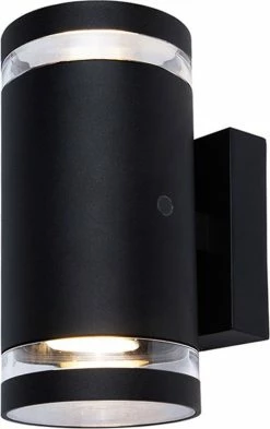 Lybardo Lampe D'extérieur Avec Capteur Jour Et Nuit - Applique D'extérieur - Avila - Zwart - IP54 - Convient Pour 2 Spots GU10 - Ø 102 Mm -Glass Vases Boutique de vente 754x1200 1