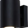 Lybardo Lampe D'extérieur - Applique Extérieure - Sevilla - Zwart - IP54 - Convient Pour 2 Spots GU10 - Ø102 Mm