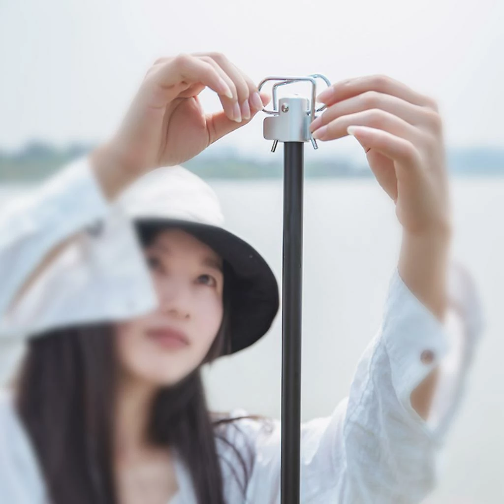 Unbranded 166cm Camping Light Rod Fold Alliage D’aluminium Double Crochet Suspendu Lampe Stand Holde 3 Unbranded 166cm Camping Light Rod Fold Alliage D’aluminium Double Crochet Suspendu Lampe Stand Holde – Image 3