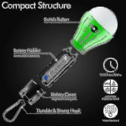 Unbranded 4 Couleurs Lampe De Tente Extérieure D’urgence Portable Led Ampoule Lumière Camping Lanterne Pêche Backpacking Lampes Équipement De Camping -Glass Vases Boutique de vente 767758711 max