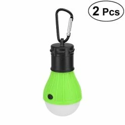 Nw 1776 2pcs Mini Portable Camping Lantern Alimenté Par Batterie Étanche Led Tente Lumière Lampe D’Urgence Pour Camp