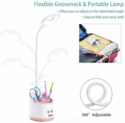 Nw 1776 Shxx Lampe De Bureau Enfants Avec Lumière De Nuit Led Usb Rechargeable Lampe De Table Dimmable Eye-caring Mignon Étude Lampe D’ordinateur Pour Le Dortoir De Bureau à Domicile, Contrôle Tactile, -Glass Vases Boutique de vente 768983133 max