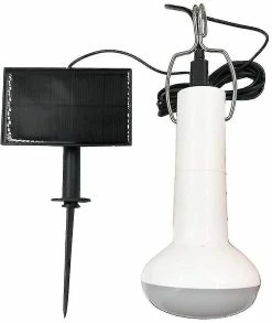Nw 1776 Lampe De Poulailler Solaire, Ampoule Solaire Led Suspendue Portable Lampe De Poulailler Avec Panneau Solaire Pour Ca